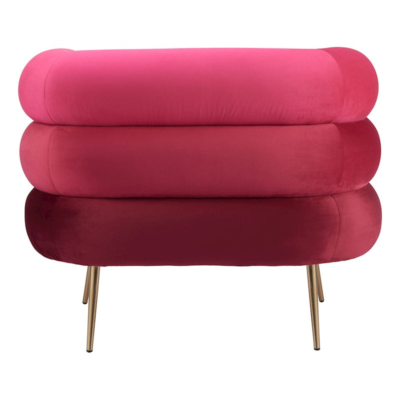 Zuo Modern Arish Accent Chair, Red
