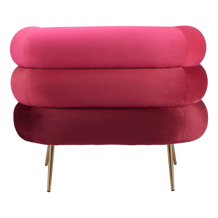 Zuo Modern Arish Accent Chair, Red