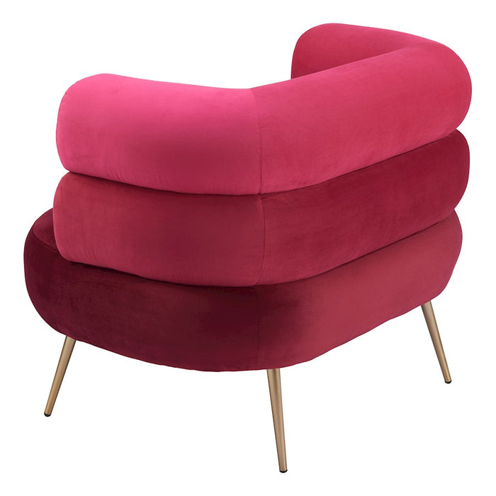 Zuo Modern Arish Accent Chair, Red