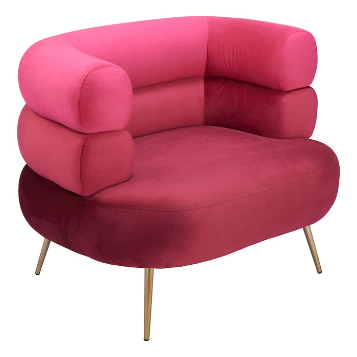 Zuo Modern Arish Accent Chair, Red