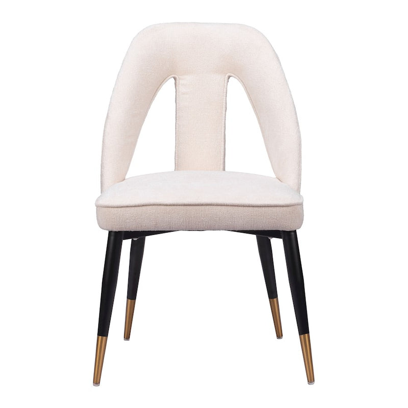 Zuo Modern Artus Dining Chair, Ivory