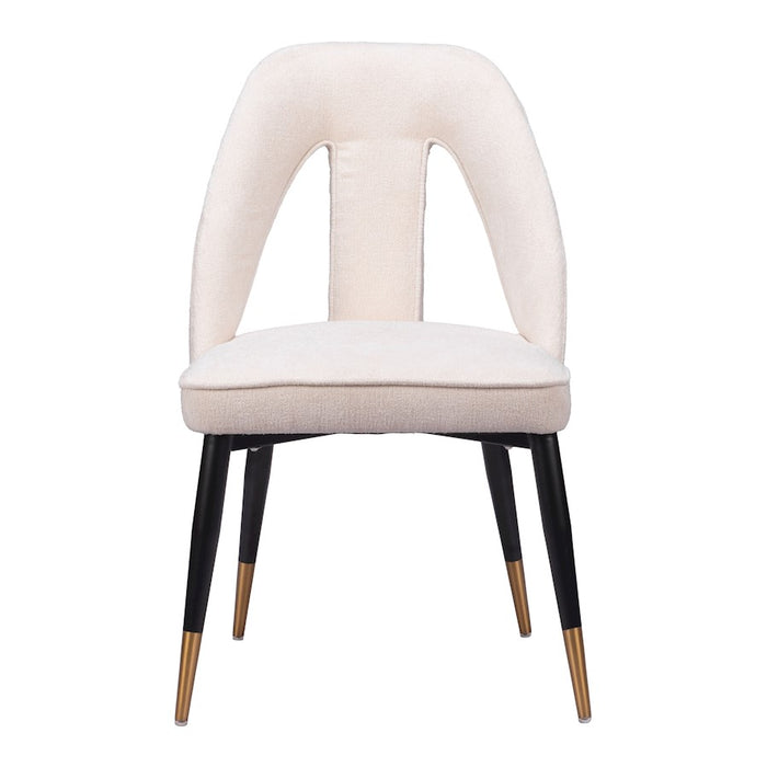 Zuo Modern Artus Dining Chair, Ivory