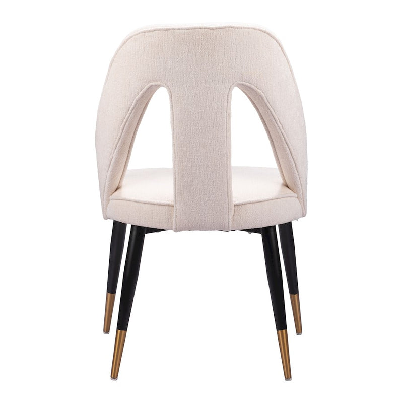 Zuo Modern Artus Dining Chair, Ivory