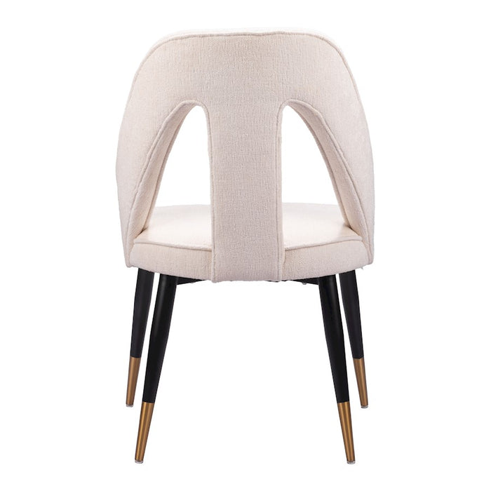 Zuo Modern Artus Dining Chair, Ivory