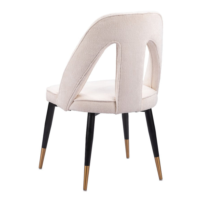 Zuo Modern Artus Dining Chair, Ivory