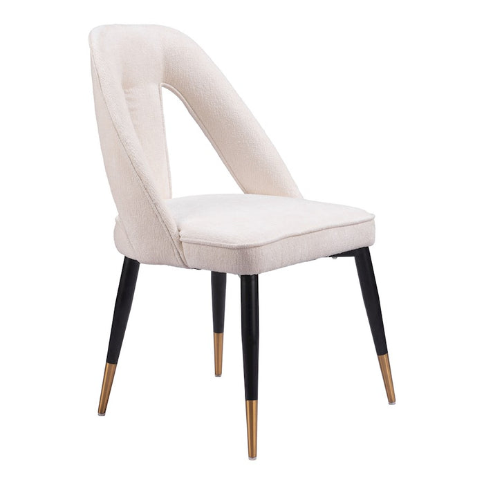 Zuo Modern Artus Dining Chair, Ivory