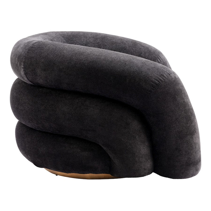Zuo Modern Havn Accent Chair, Black