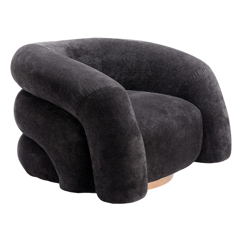 Zuo Modern Havn Accent Chair, Black