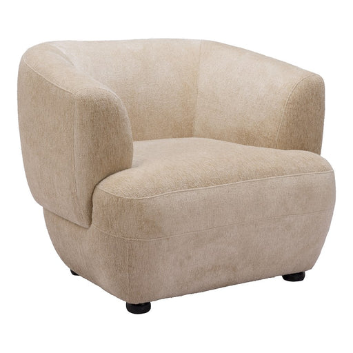 Zuo Modern Bekker Accent Chair, Golden Beige