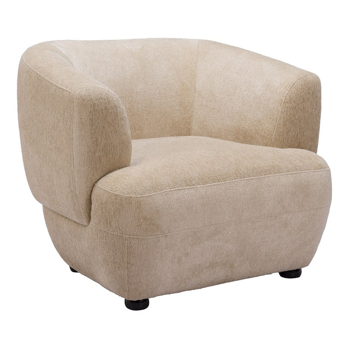 Zuo Modern Bekker Accent Chair, Golden Beige