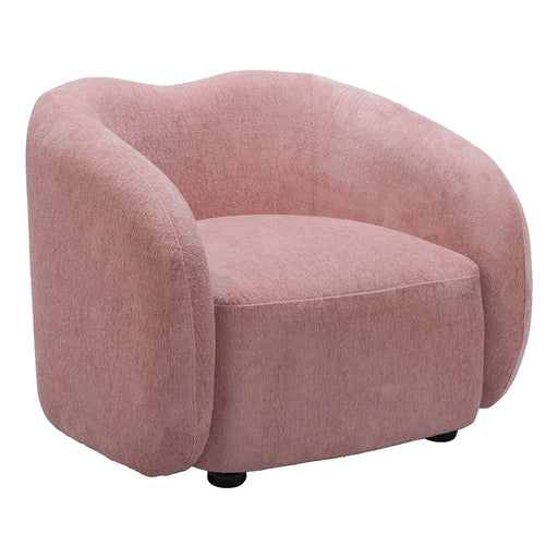 Zuo Modern Tallin Accent Chair, Mauve Pink