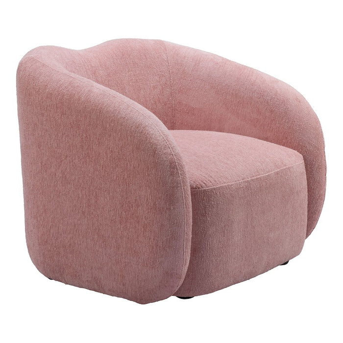Zuo Modern Tallin Accent Chair, Mauve Pink