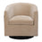 Zuo Modern Hanko Swivel Chair, Golden Beige