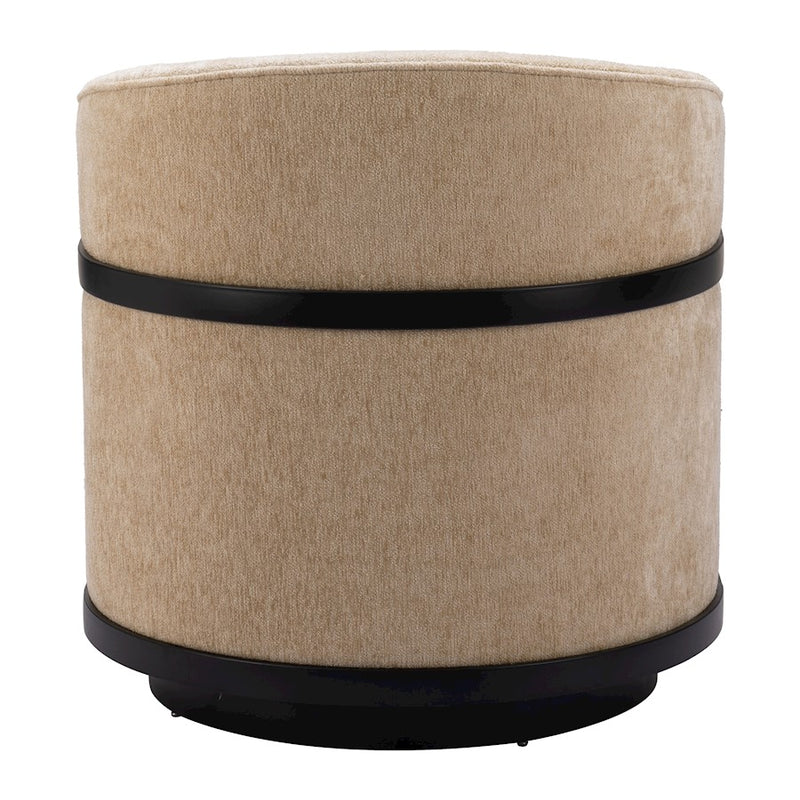 Zuo Modern Hanko Swivel Chair, Golden Beige