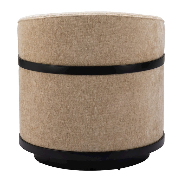 Zuo Modern Hanko Swivel Chair, Golden Beige