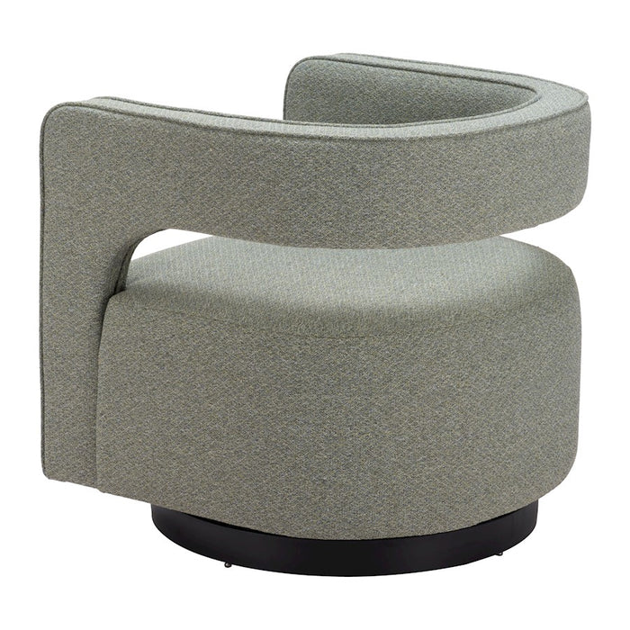 Zuo Modern Turku Swivel Chair, Sage Green