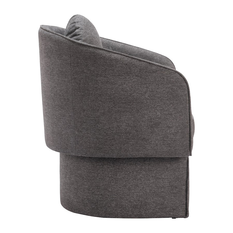 Zuo Modern Olya Accent Chair, Truffle Gray