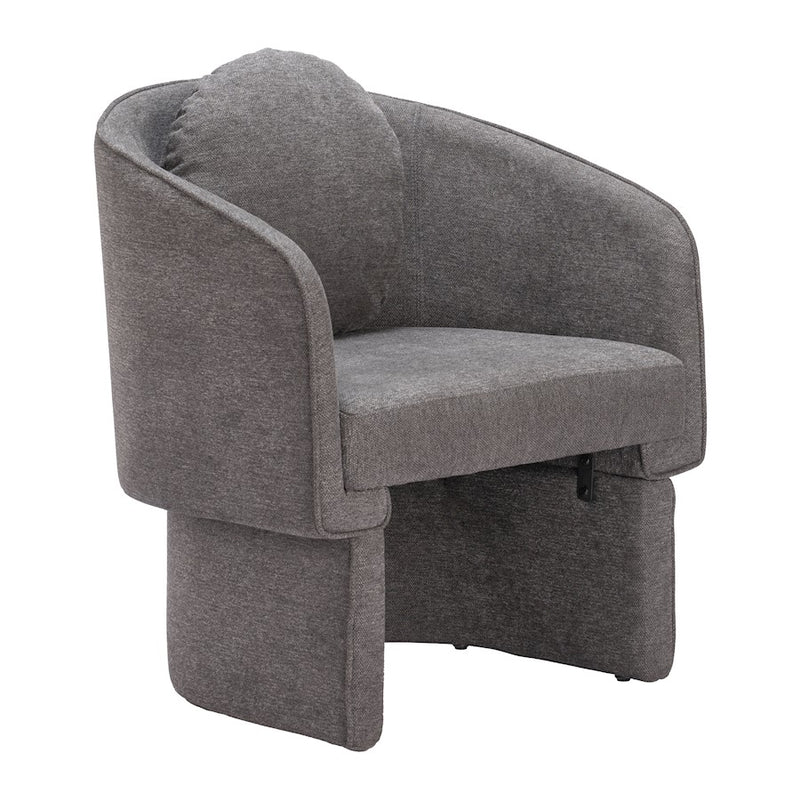Zuo Modern Olya Accent Chair, Truffle Gray