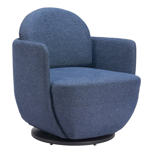 Zuo Modern Bant Swivel Chair, Blue