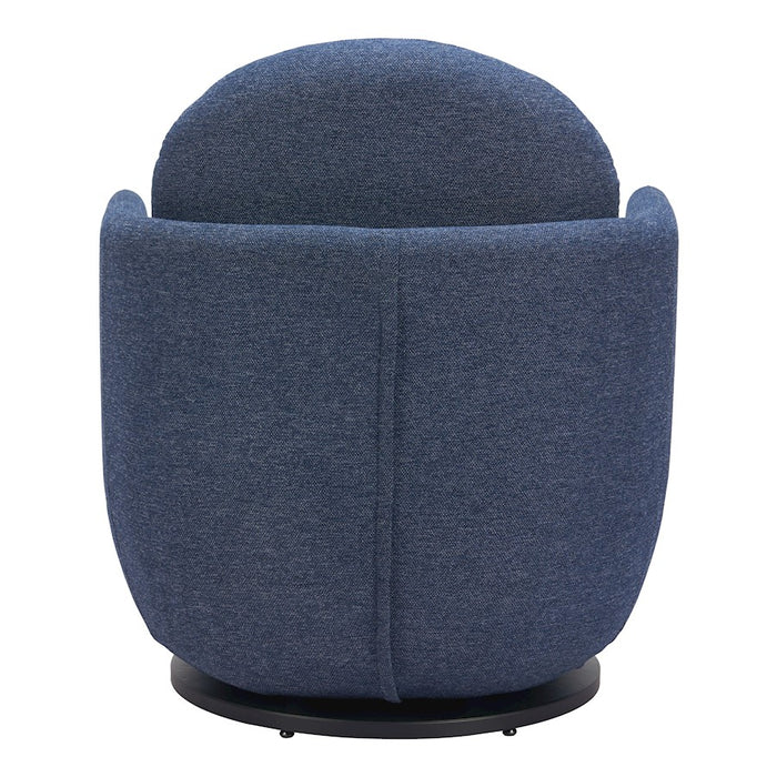Zuo Modern Bant Swivel Chair, Blue