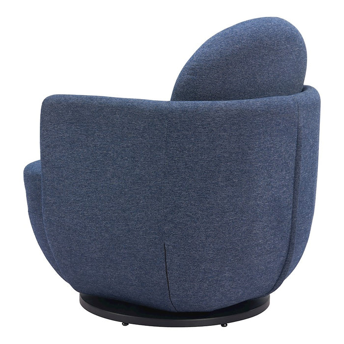 Zuo Modern Bant Swivel Chair, Blue