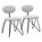 Zuo Modern Novi Dining Chair Set of 2, Dove Gray - 110017