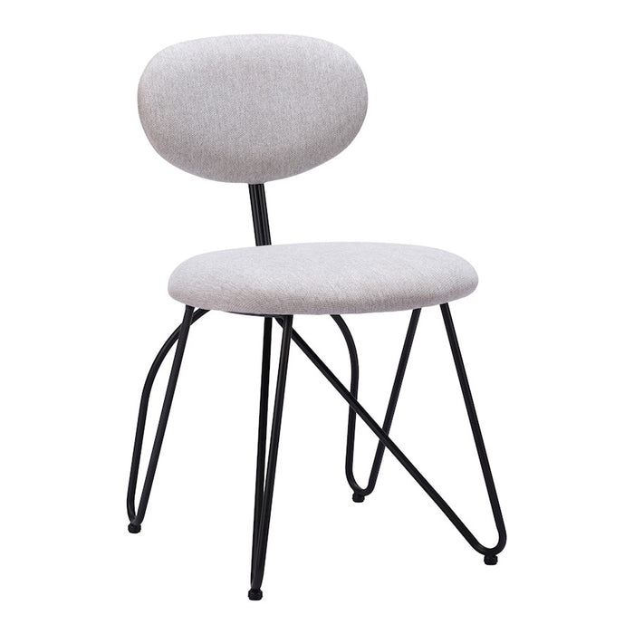 Zuo Modern Novi Dining Chair Set of 2, Dove Gray