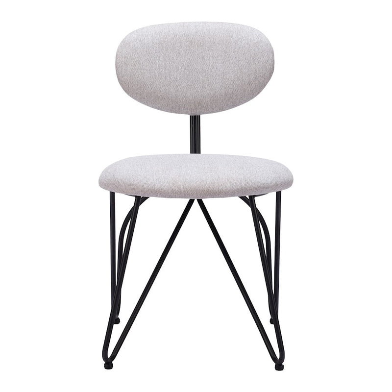 Zuo Modern Novi Dining Chair Set of 2, Dove Gray