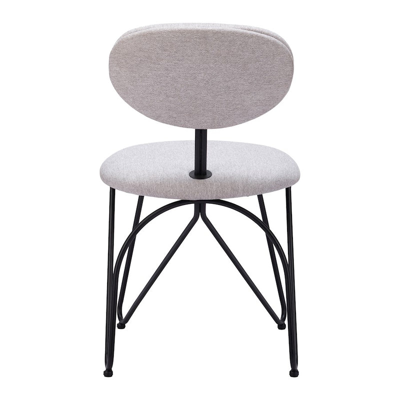 Zuo Modern Novi Dining Chair Set of 2, Dove Gray