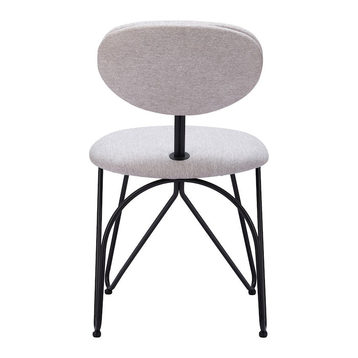 Zuo Modern Novi Dining Chair Set of 2, Dove Gray