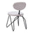 Zuo Modern Novi Dining Chair Set of 2, Dove Gray