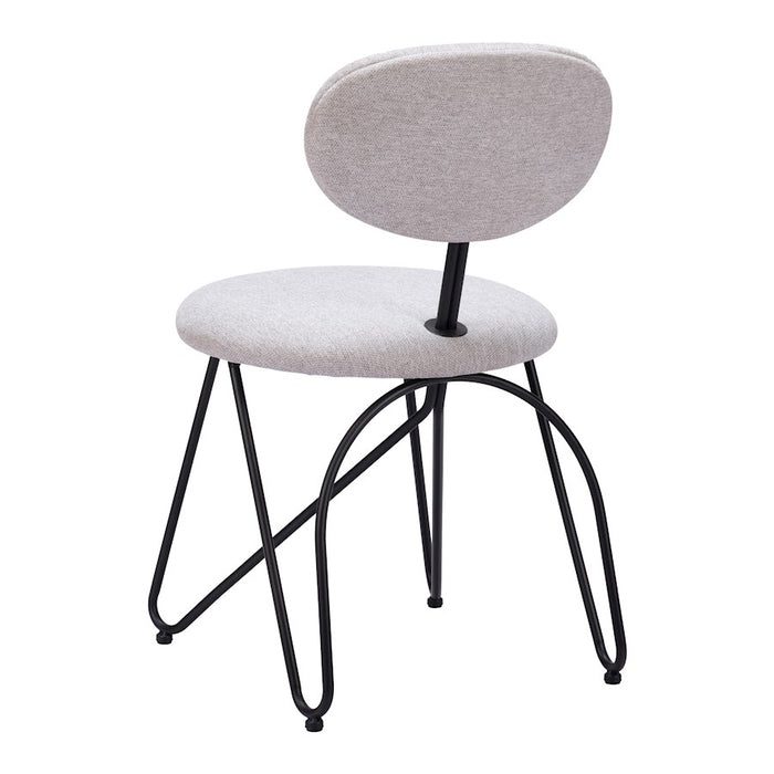 Zuo Modern Novi Dining Chair Set of 2, Dove Gray