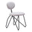 Zuo Modern Novi Dining Chair Set of 2, Dove Gray