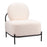 Zuo Modern Arendal Accent Chair, Vanilla