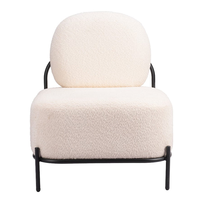 Zuo Modern Arendal Accent Chair, Vanilla