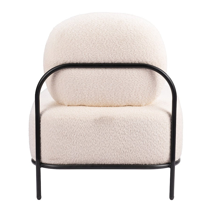 Zuo Modern Arendal Accent Chair, Vanilla