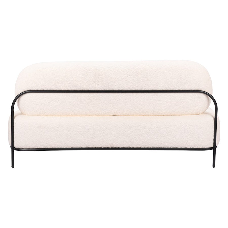 Zuo Modern Arendal Sofa, Vanilla