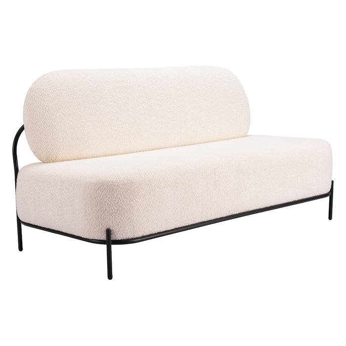 Zuo Modern Arendal Sofa, Vanilla