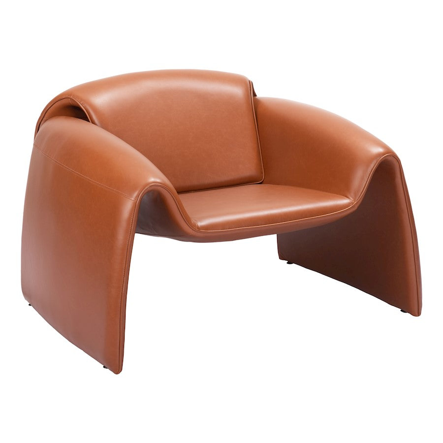 Zuo Modern Horten Accent Chair, Brown - 110025