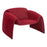Zuo Modern Horten Accent Chair, Red