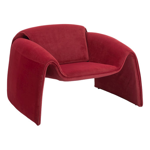 Zuo Modern Horten Accent Chair, Red