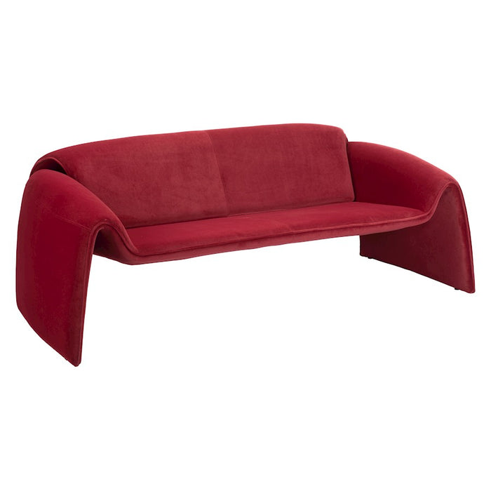 Zuo Modern Horten Sofa, Red