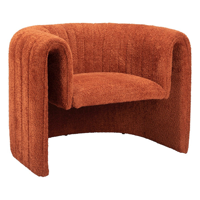 Zuo Modern Viana Accent Chair, Burnt Orange - 110029