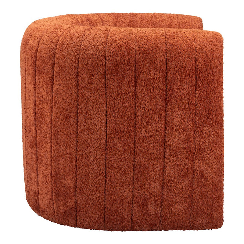 Zuo Modern Viana Accent Chair, Burnt Orange