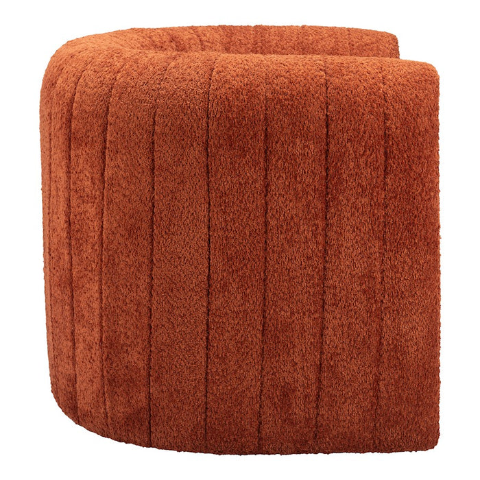Zuo Modern Viana Accent Chair, Burnt Orange