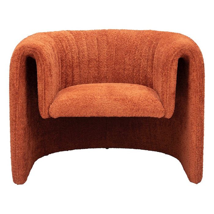 Zuo Modern Viana Accent Chair, Burnt Orange