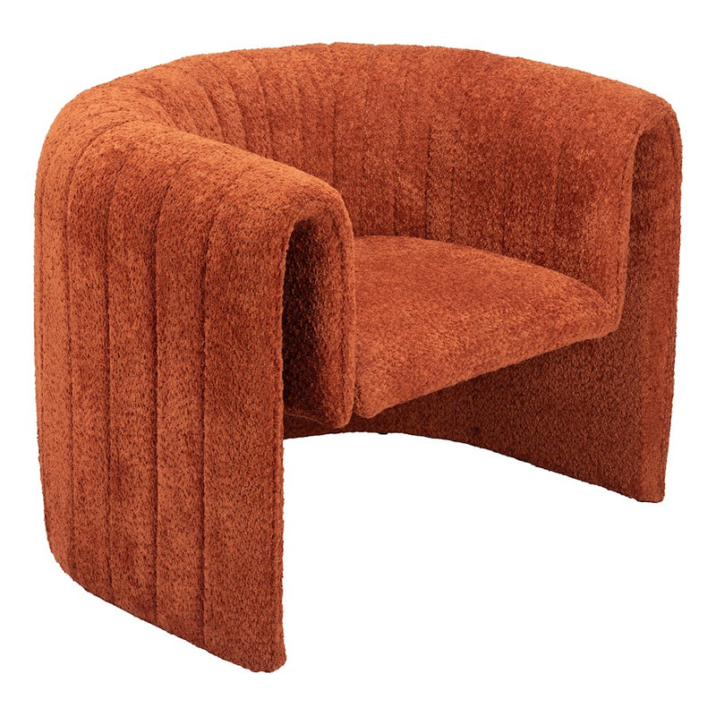Zuo Modern Viana Accent Chair, Burnt Orange