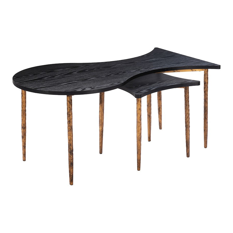 Zuo Modern Norden Coffee Table, Set of 2, Black/Bronze