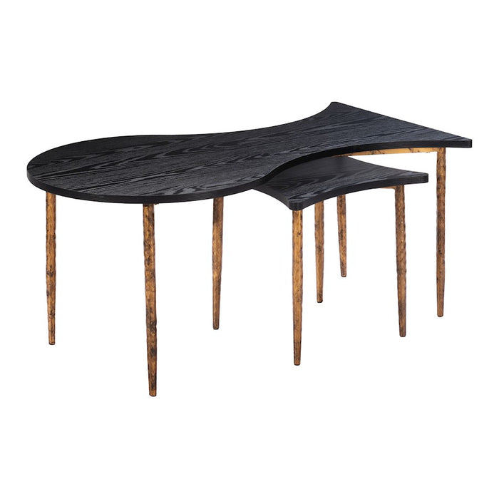 Zuo Modern Norden Coffee Table, Set of 2, Black/Bronze