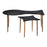 Zuo Modern Norden Coffee Table, Set of 2, Black/Bronze